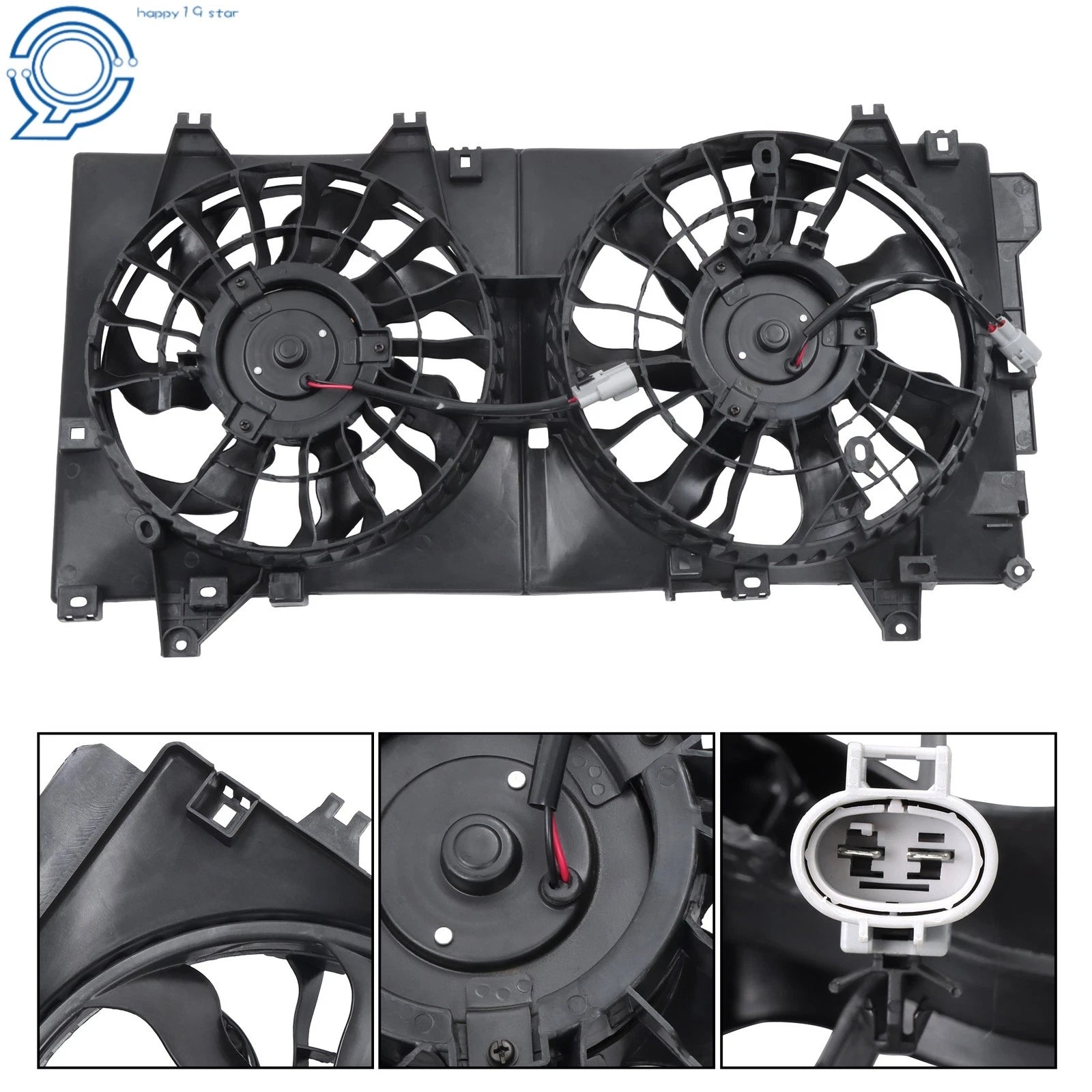 Dual Cooling Fan Assembly for Mazda 3 (2014–2018) PE2015025