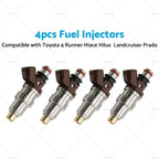 Set of 4 Fuel Injectors for Toyota Hilux RZN 3RZFE (1997–2005) 23250-75050