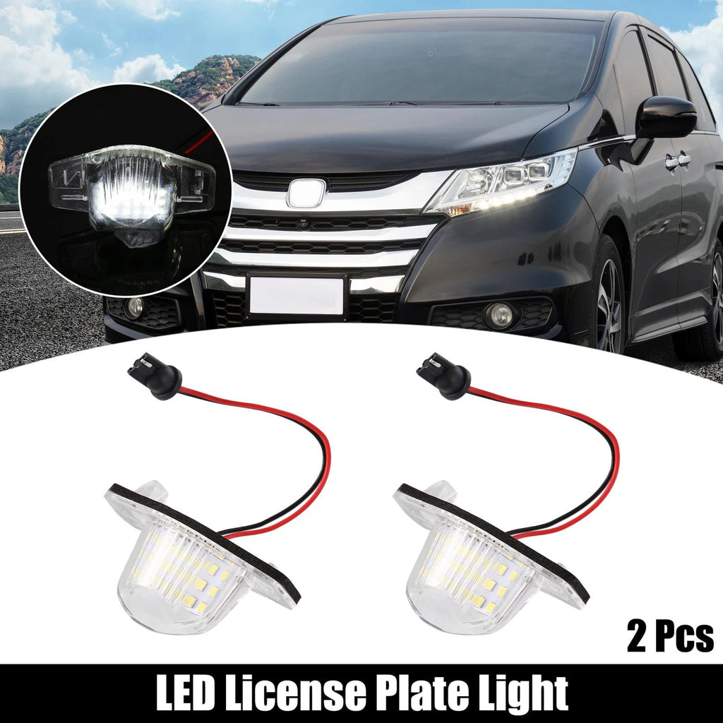 2X LED License Plate Light for Honda Odyssey CR-V (2011–2017)