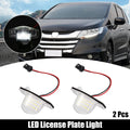2X LED License Plate Light for Honda Odyssey CR-V (2011–2017)