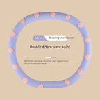 Steering Wheel Cover for General Fit (38cm) Non-Slip Breathable Fabric