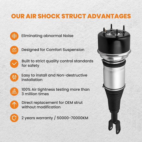 1 Pair Front Air Shock for Jaguar XJ-Series (C2C41339)