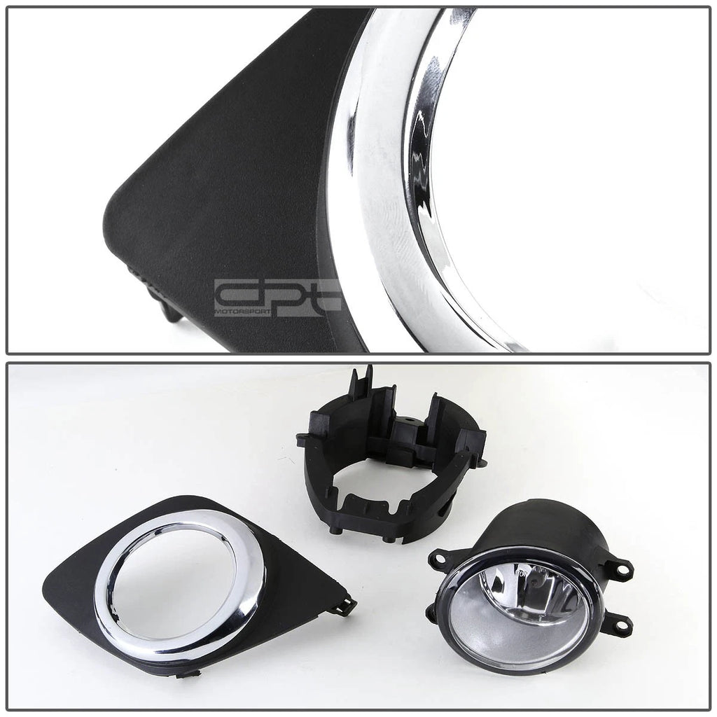 Fog Lights Set of 2 with Bezel & Switch for Toyota RAV4 (2009–2012)