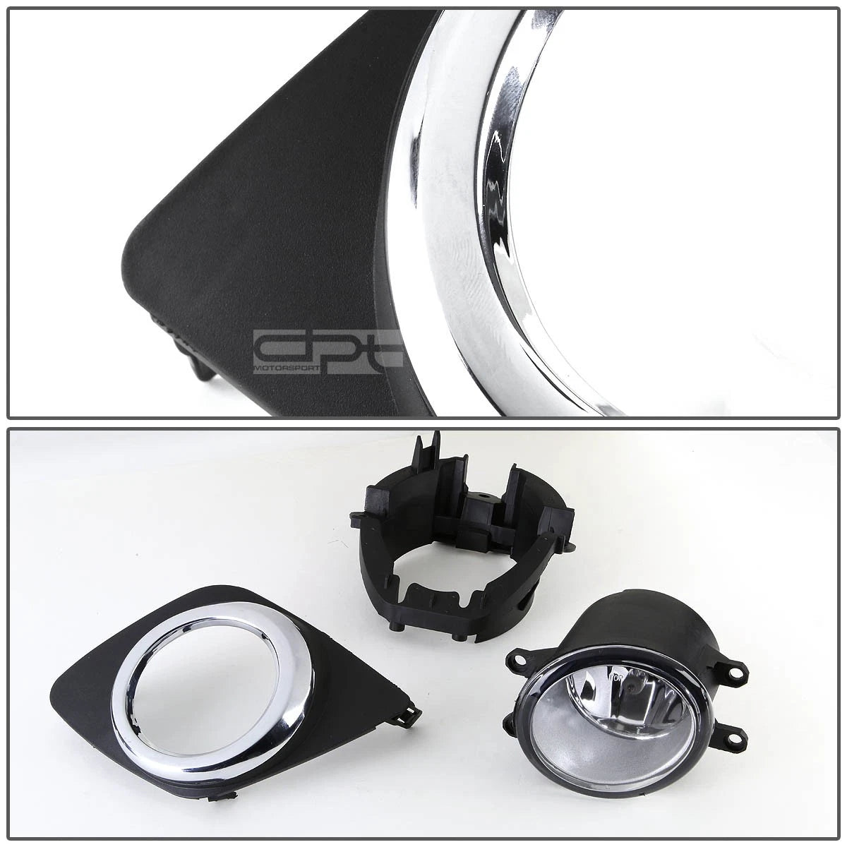 Fog Lights Set of 2 with Bezel & Switch for Toyota RAV4 (2009–2012)