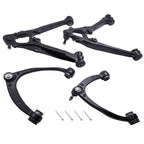 Front Upper Lower Control Arms for Chevy Silverado 1500 GMC Sierra 1500 (2007–2013)