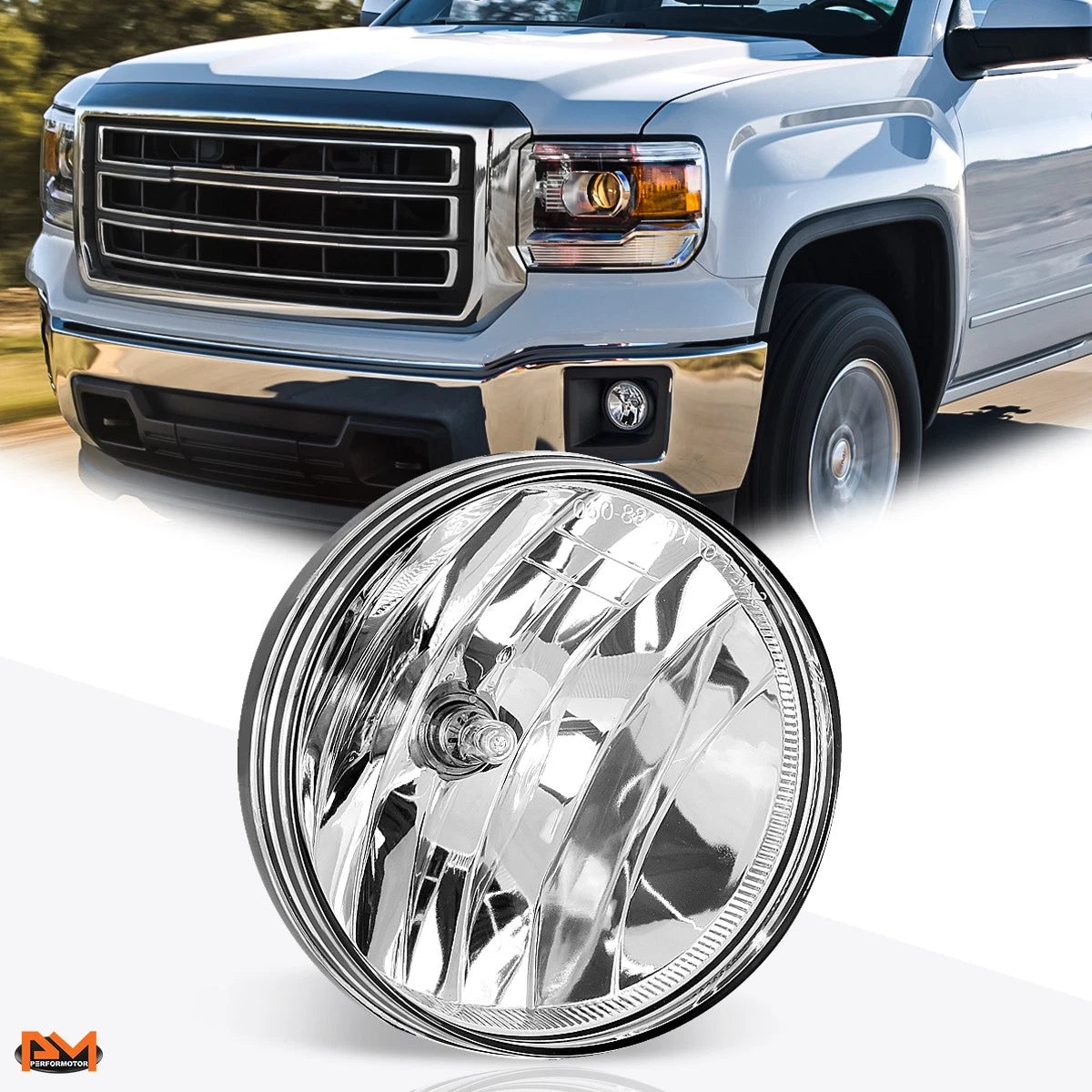 Halogen Headlight Set for Jeep Grand Cherokee (2011–2013) Chrome Amber
