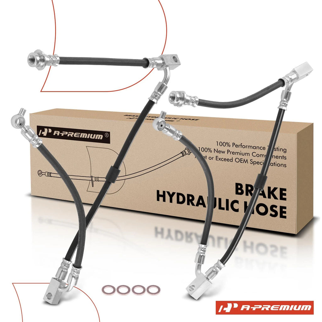 2X Front Brake Hydraulic Hose for Nissan 350Z (2003–2009) INFINITI G35