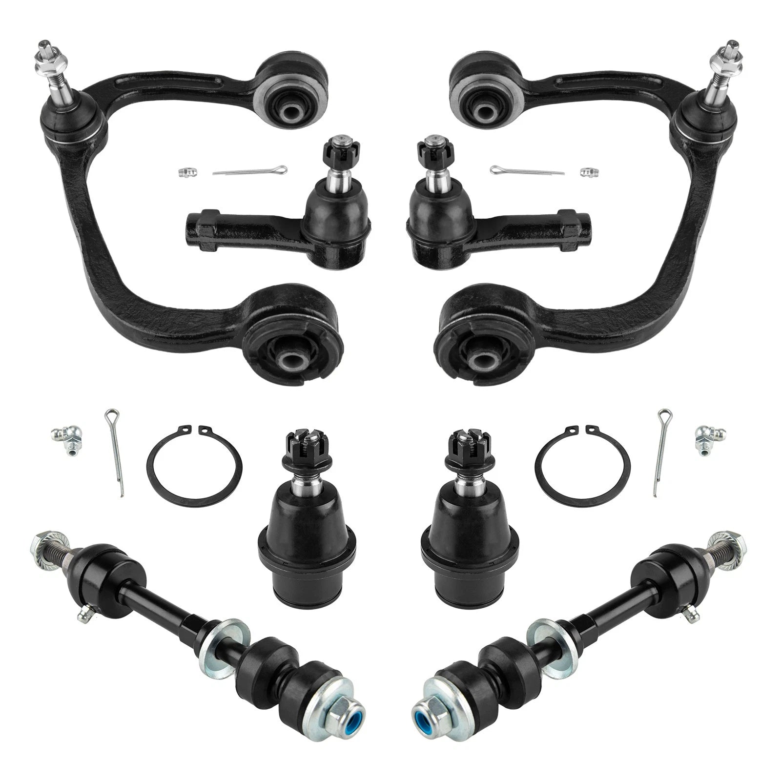 Front Upper & Lower Suspension Kit 8Pc for 2005–2008 Ford F-150 4.2L-5.4L