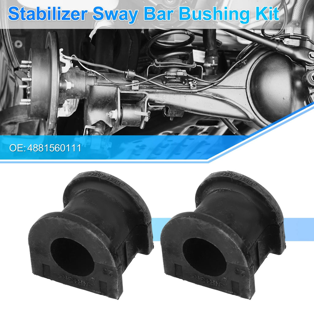 Stabilizer Sway Bar Bushing Kit No.4881560111 for Lexus LX470 (1998–2007) Black