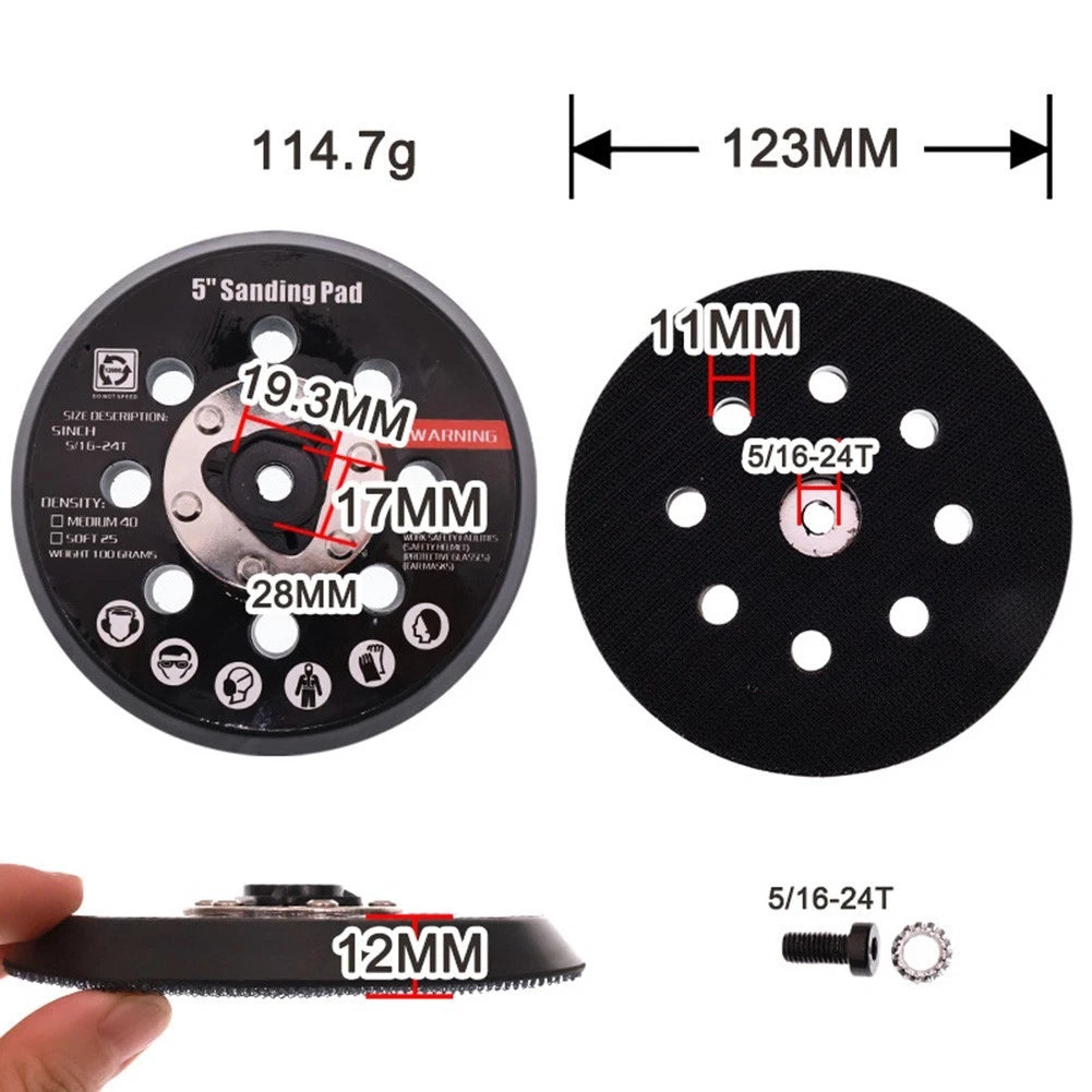 5 Inch Electric Grinding Polishing Disc for Automotive Detailing