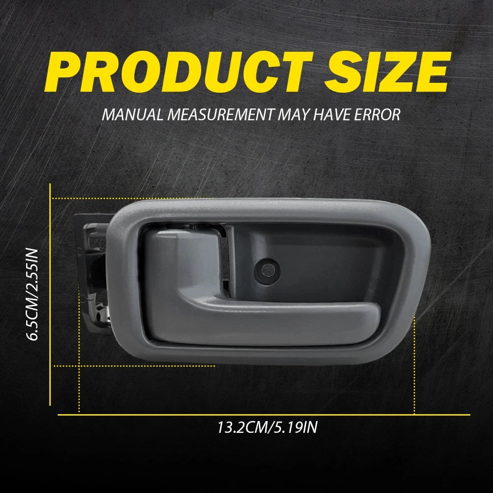 Inside Door Handle & Bezels Set of 2 for Toyota Tundra (2000–2006) Gray