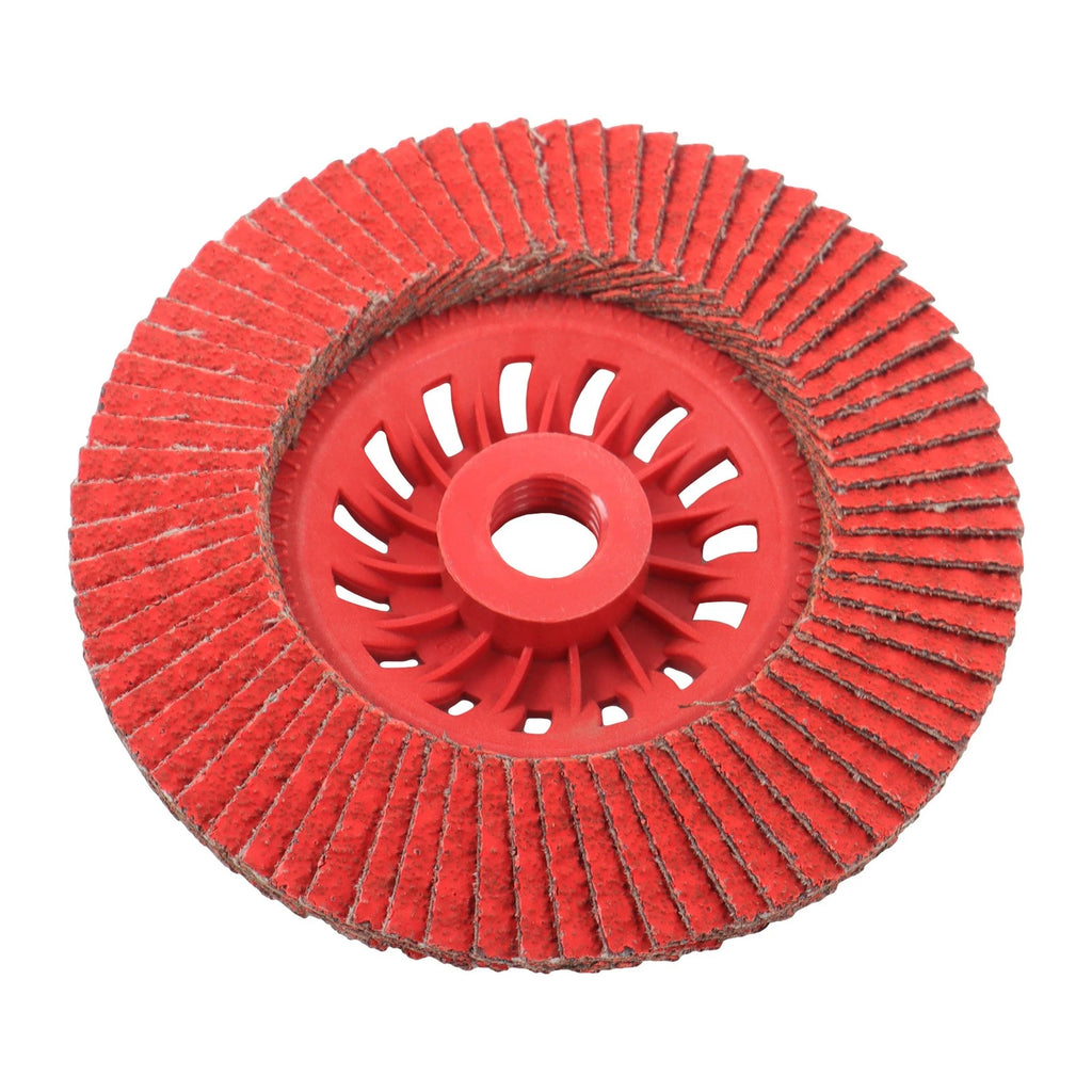 Set of 10 Flap Sanding Discs for Grinding Wheel (40 Grit, Type 29)