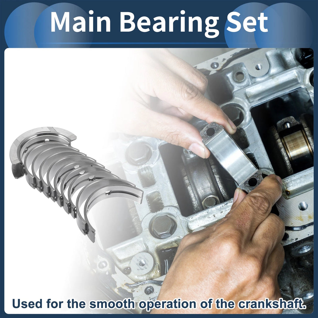 Main Bearing Set No. 11217627037 for BMW 125i (2008–2013) 10 Pcs