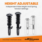 Coilovers 24 Way Damper for BMW 3 Series E46 RWD (1999–2006)