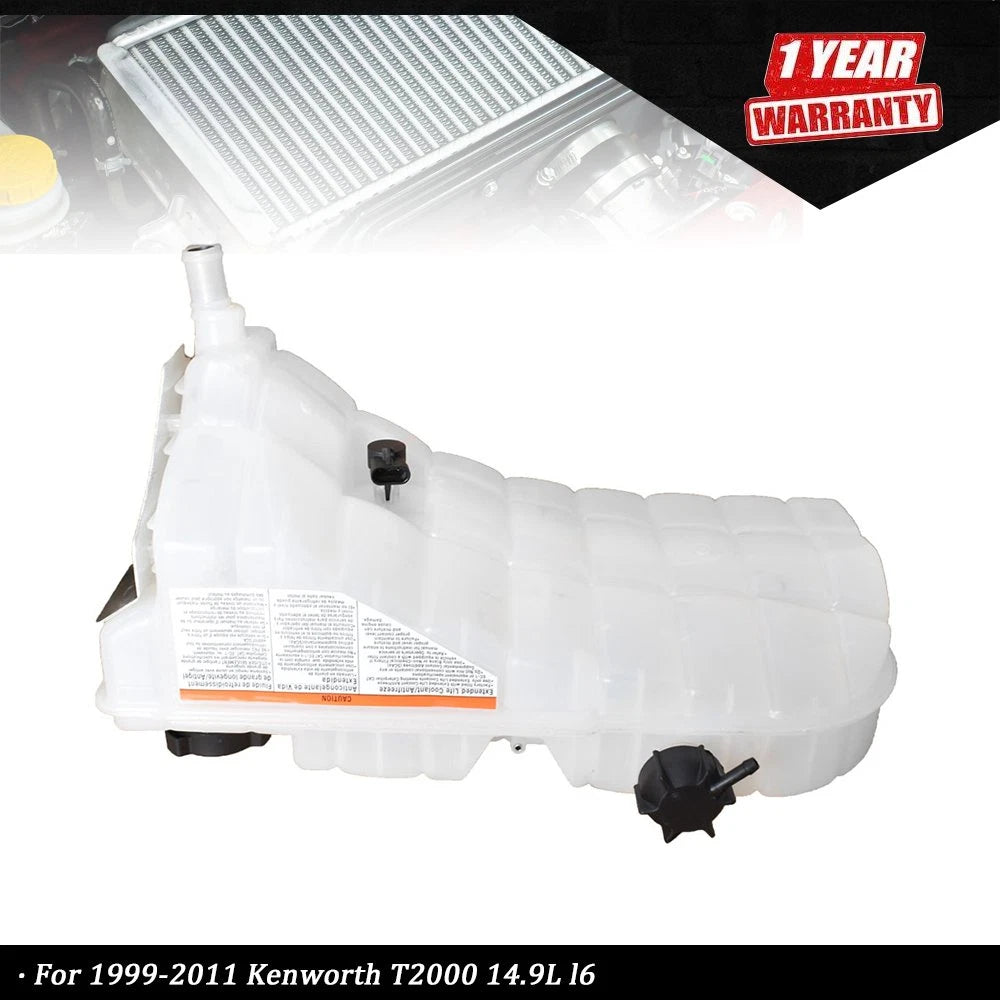 Coolant Reservoir Tank with Cap & Sensor for Kenworth T2000 (1999–2011)