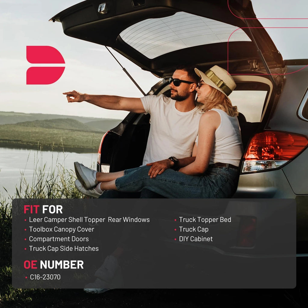 Gas Struts for Truck Topper Cap for Canopy Door Windows (2013–2014)