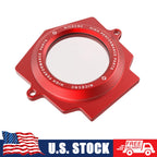 Transparent Camshaft Cover Guard for Yamaha Raptor 700R YFM700R (2009–2026) Red
