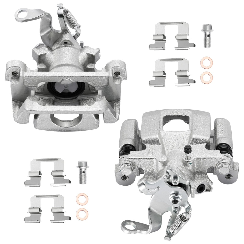 Rear Left Right Brake Calipers with Bracket for Mitsubishi RVR (2015–2018)