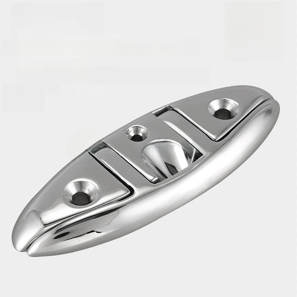 Marine Folding Bollard 316 SS Mirror Polished for Horn Cleat
