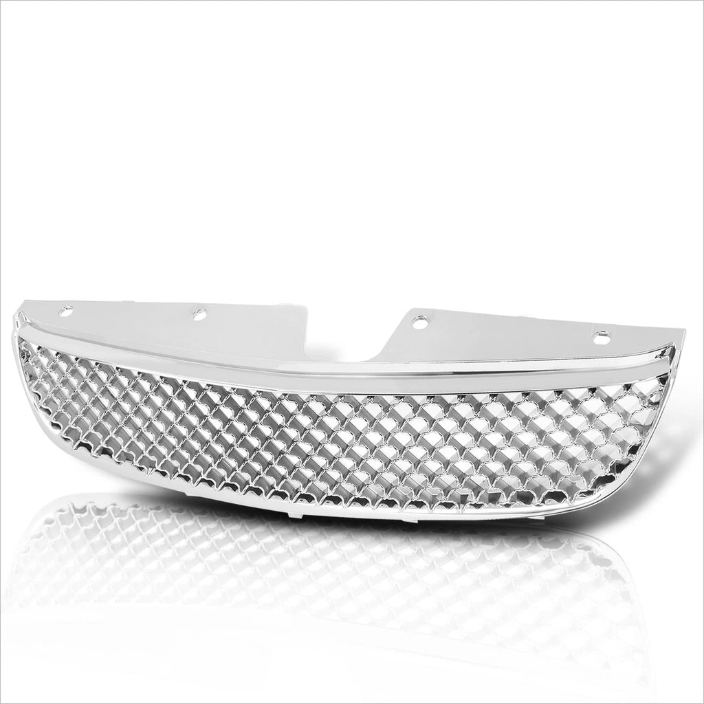 Diamond Mesh Front Bumper Grille for Chevy Malibu (1997–1999) Chrome