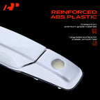 Front Left Door Handle with Keyhole for Chevy GMC (Silver Birch)