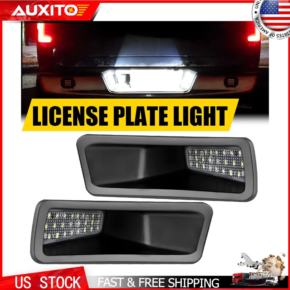 2X LED License Plate Light for Dodge RAM 1500 (2019–2024)