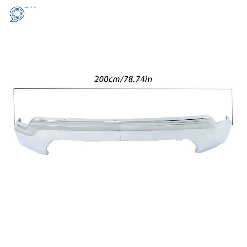 Chrome Steel Split Front Bumper for GMC Sierra 1500 (2019–2021)