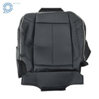 Front Passenger Bottom Back Seat Cover for Hummer H3 (2006–2010) Leather Black