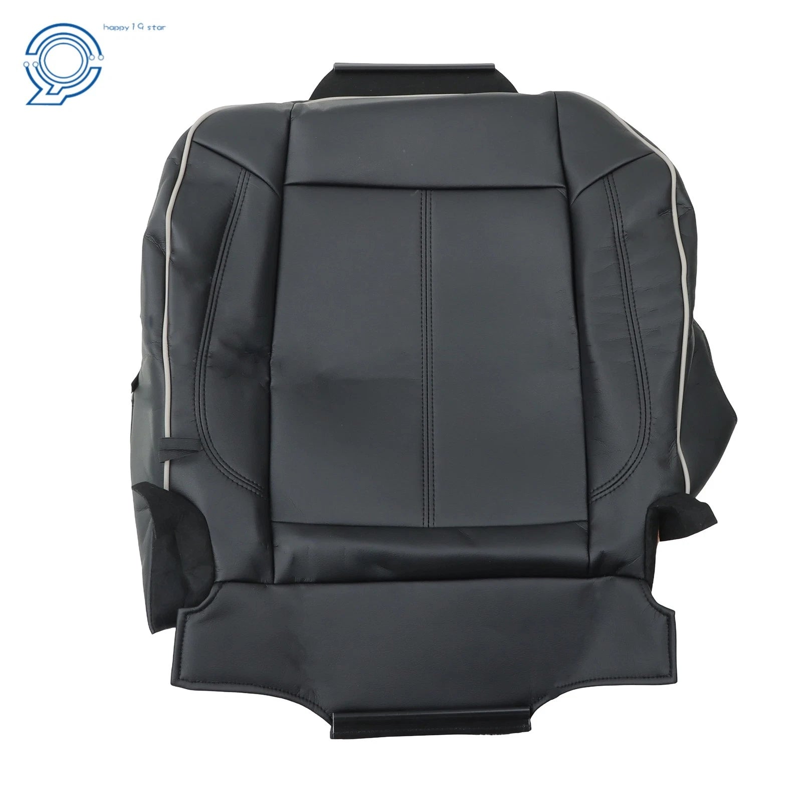 Front Passenger Bottom Back Seat Cover for Hummer H3 (2006–2010) Leather Black
