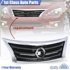 Black & Chrome Grille for Nissan Altima (2013–2015)