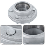 6 on 5.5" Galvanized Trailer Hub Kit for 5200-6000 lbs Spindle