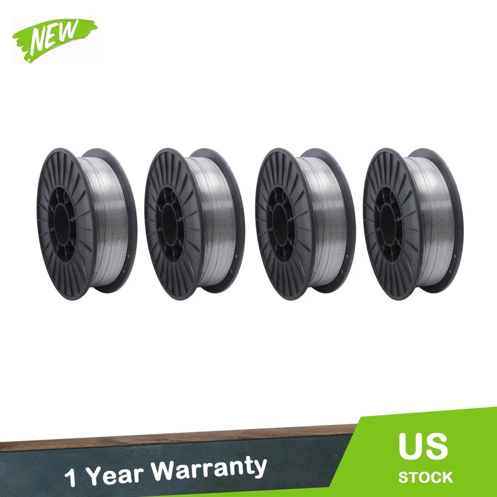 Set of 4 Flux Core Welding Wire Spools for MIG Welding (Gasless)