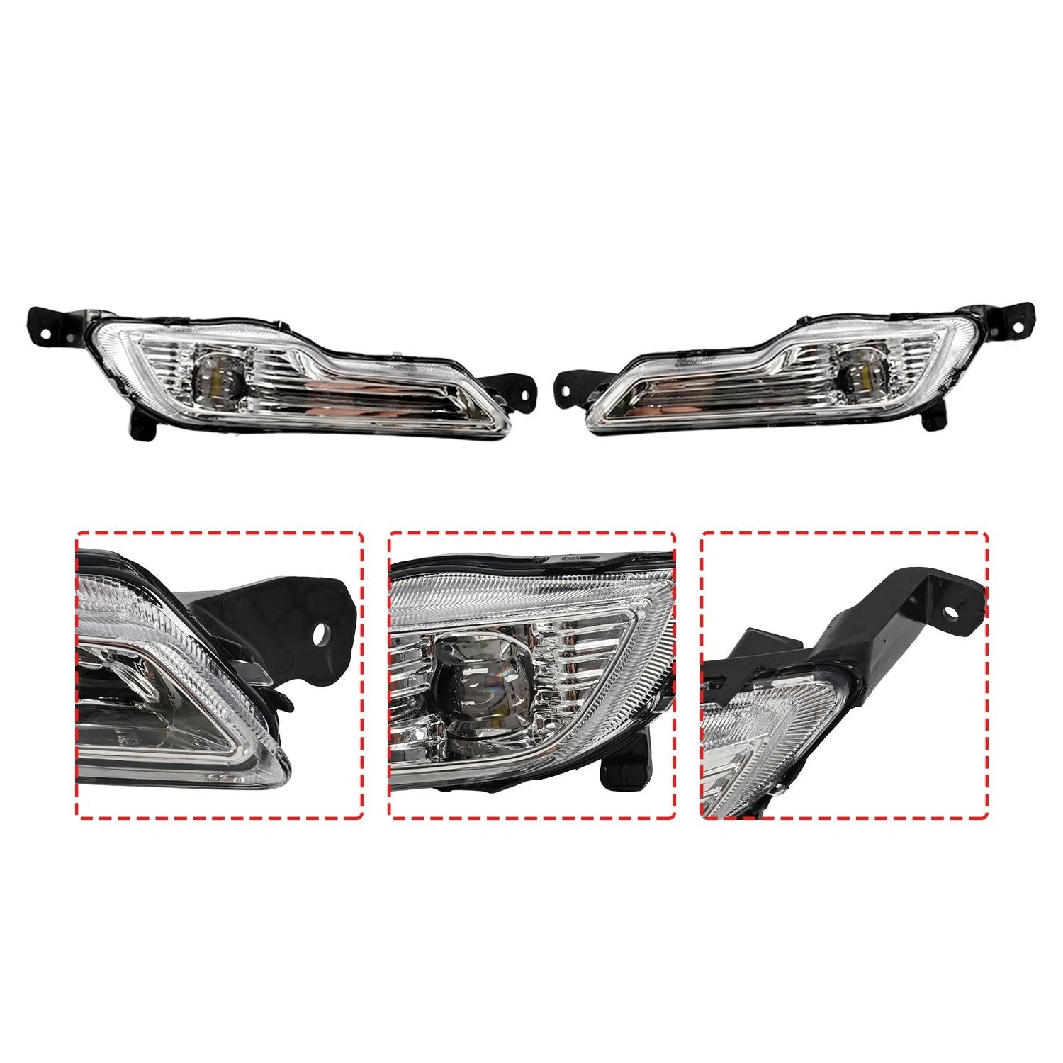LED Fog Lights for Ford Explorer (2018–2019) - Bumper Driving Lamp w/Switch