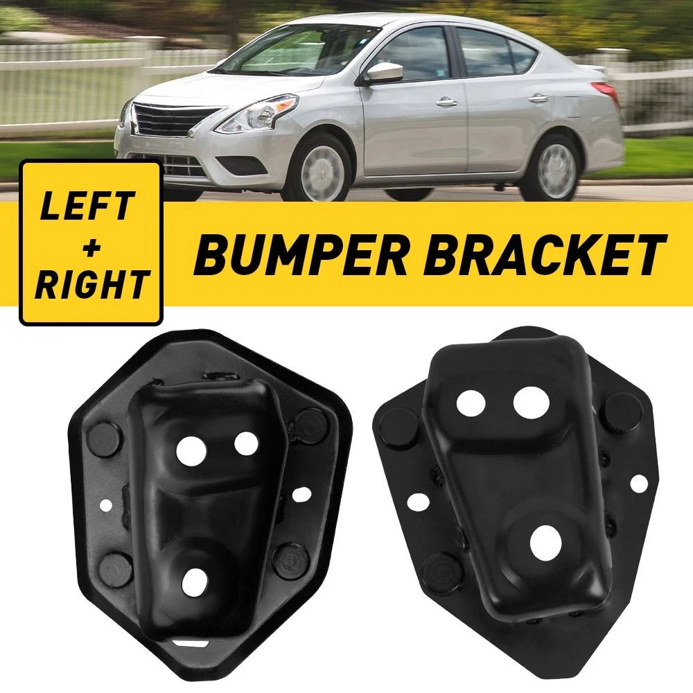 Pair of Front Bumper Support Brackets for Nissan Versa (2012–2019)