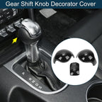 Set of 1 Gear Shift Knob Decorator Cover for Ford Mustang (2015–2023) Black