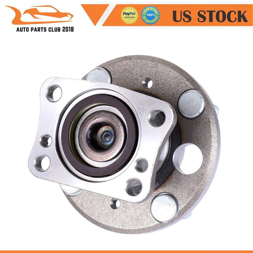 2X Rear Wheel Hub Bearing Assembly for Ford Fiesta (2011–2018) w/ ABS