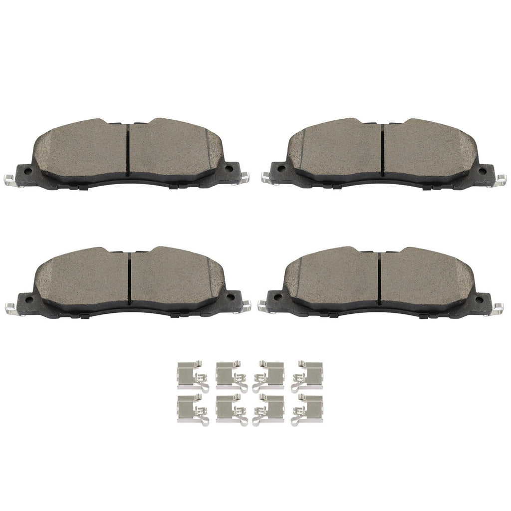 Set of 8 Ceramic Brake Pads for Ford Explorer (2020–2023)