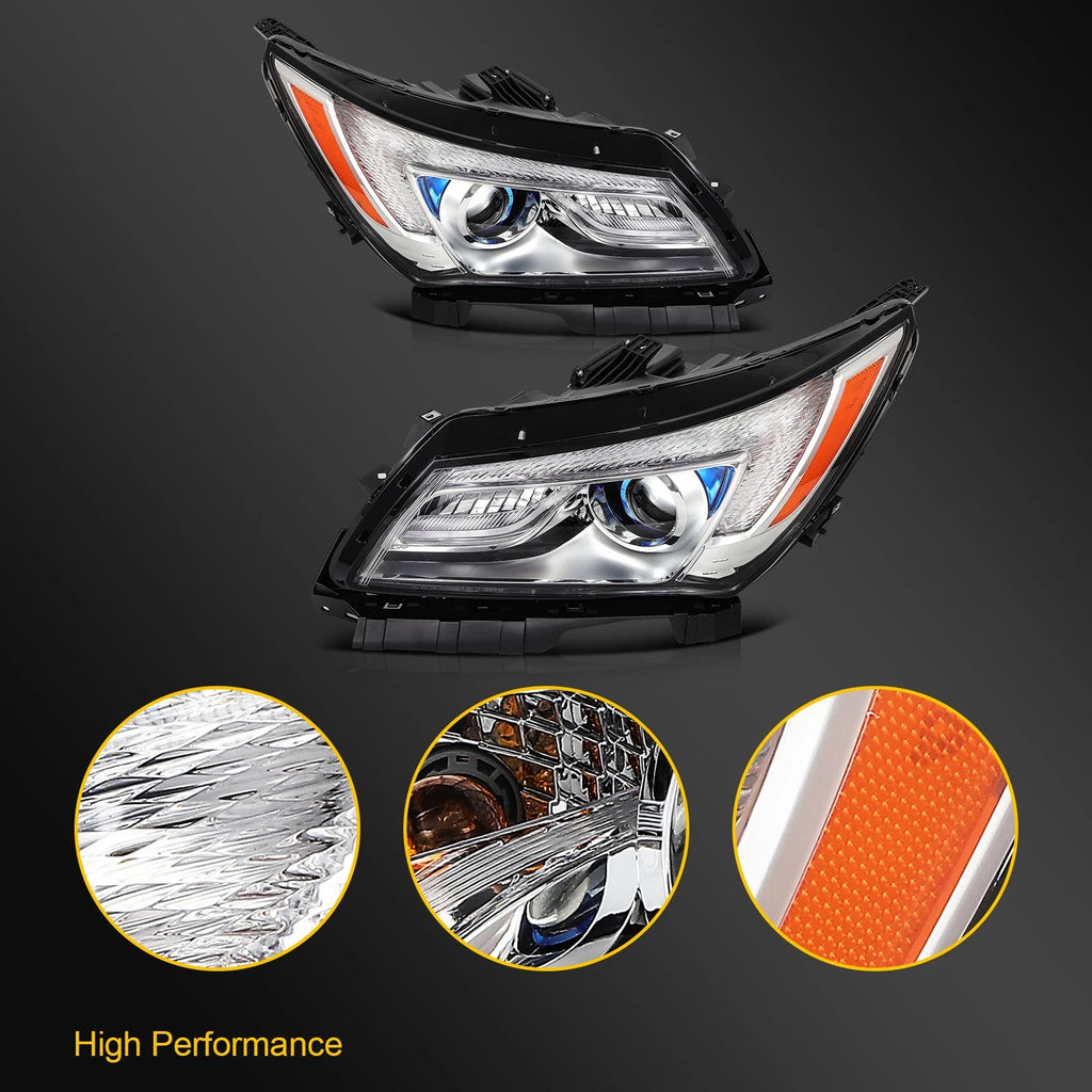 Headlight Assembly for Buick LaCrosse (2014–2016) Left + Right