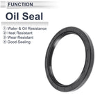 Set of 5 Oil Seal Ring 85x105x10mm for Rotary Shaft (Nitrile Rubber)