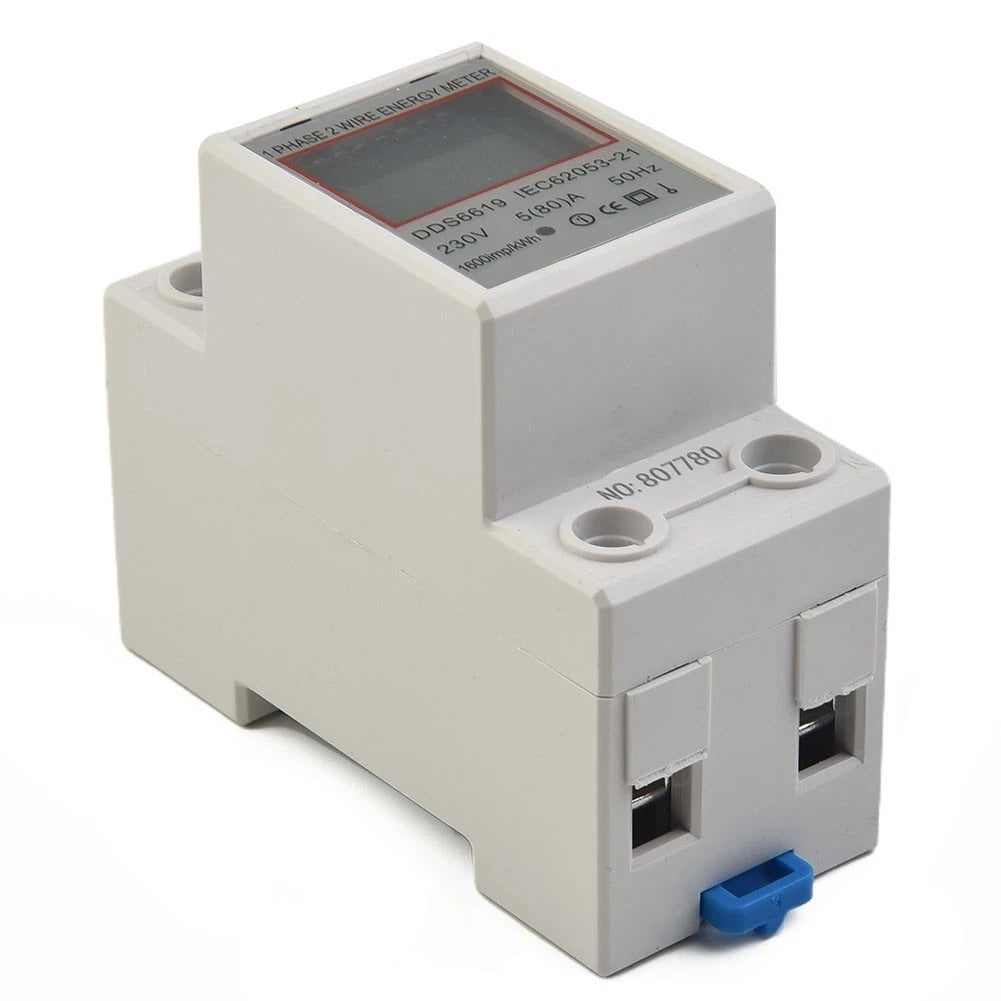 Digital Energy Meter 2 Wire 230V 580 Amp with LCD Display for Automotive