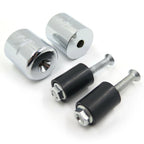Chrome Billet Aluminum Bar Ends for Suzuki GSX1300R Hayabusa (1999–2016)