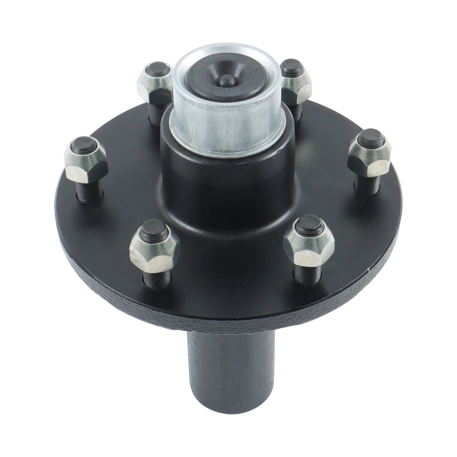 Spindle Trailer Hub Kit with Bearing Kit for 6 Bolt 5.5" Trailers
