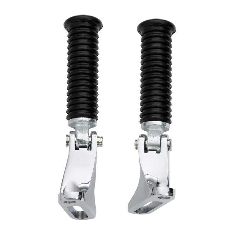 Chrome Rear Passenger Foot Pegs for Harley Touring Road King (1993–2025)