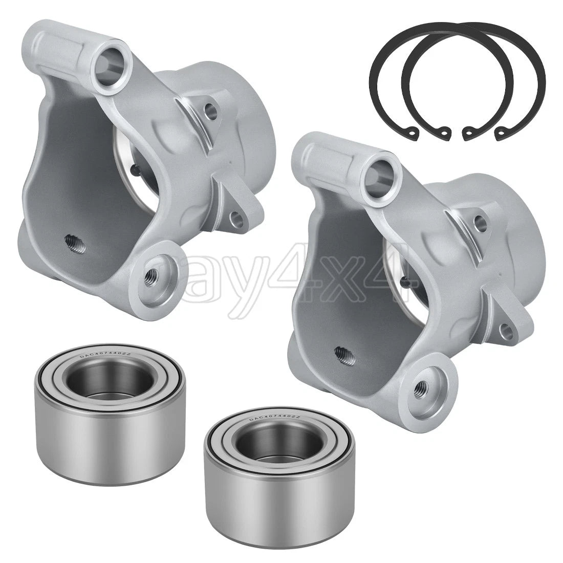 Set of 2 Rear Wheel Bearing Carrier & Bearings for Polaris Sportsman 800 (2007–2014)