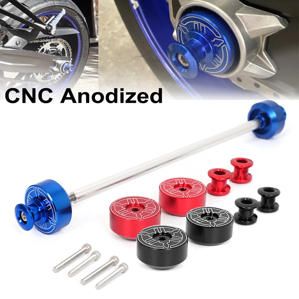 Rear Wheel Axle Fork Slider Protector for Yamaha MT-07, YZF-R7, XSR (2014–2023)