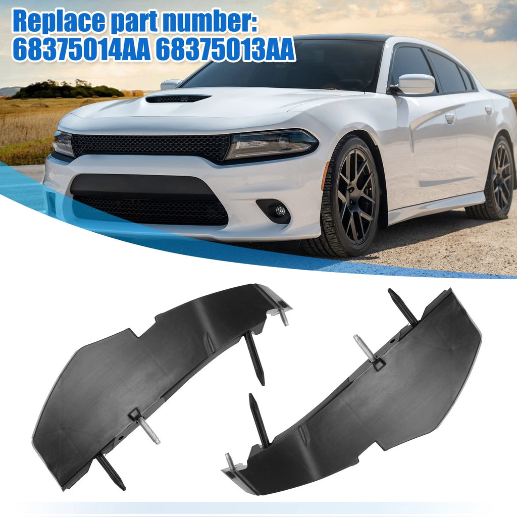 Front Bumper Support Brackets Cover Kit 68375013AA for Dodge Challenger (2015–2021)