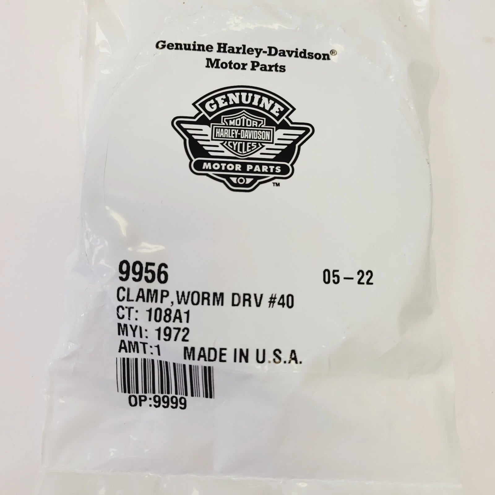 Worm Drive Clamp #40 for Harley-Davidson
