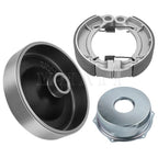 Rear Brake Drum Shoes Cover Kit for Yamaha Kodiak 400, Big Bear 250, 400 (1993–2006)