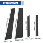 Carbon Fiber Pattern Door Window Pillar Post Cover Trim for BMW X6 (2015–2019)