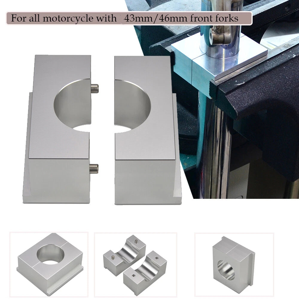 CNC Fork Holding Tool for 41mm/43mm/45mm/46mm Motorcycle Forks
